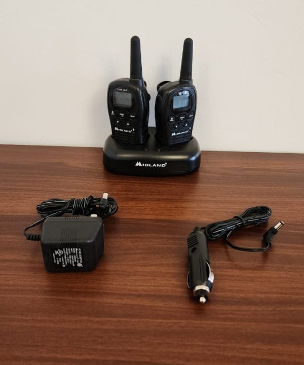 Mindland LXT500 FRS License‑Free Walkie Talkie 2‑Pack w/ Charger