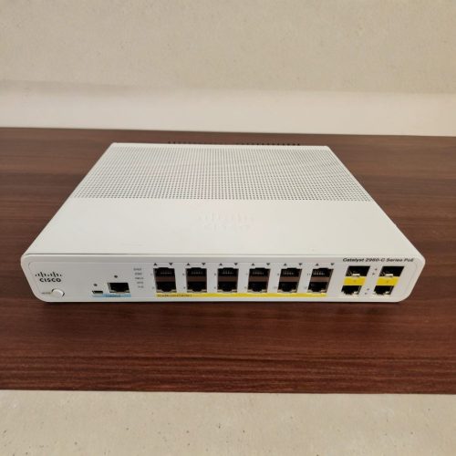 Cisco Catalyst 2960-C Series | Model WS-C2960C-12PC-L | 12 Port PoE Compact Switch | USA Pre-Owned
