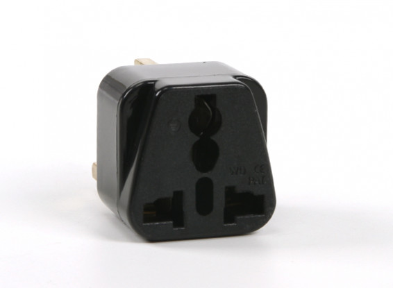 Multi Black Fused UK Adaptor