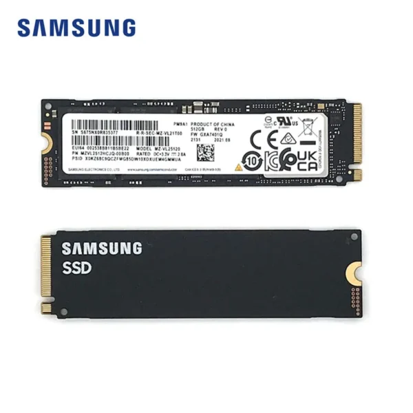 Samsung 256GB SSD NVMe Hard Disk