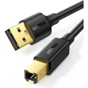 UGREEN USB 2.0 AM to BM Print Cable 1.5m (Black)