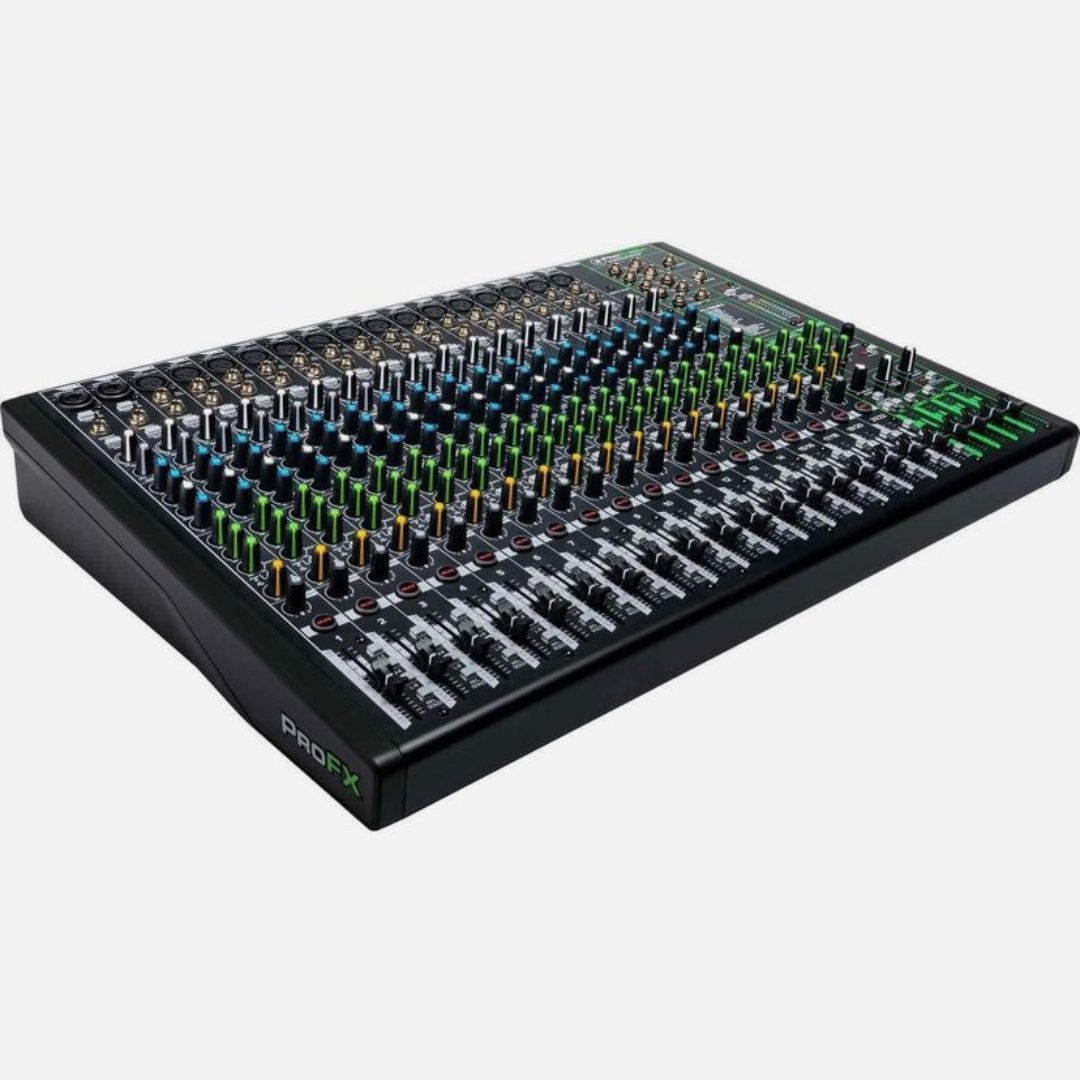 5 Mackie ProFX22v3 22-Channel Professional Analog Mixer With USB