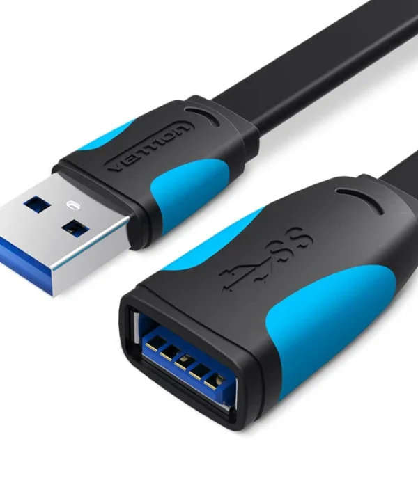 Vention USB 3.0 A Male to A Female Extension Cable 1.5M Black PVC Type