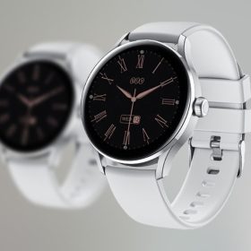 QCY Elite Smart Watch (Silver, Gray)