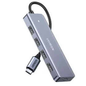 UGREEN 4-Port USB 3.0 Hub with USB-C Power Supply