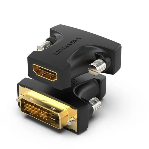 Vention DVI(24+1) Male to HDMI Female Adapter Black