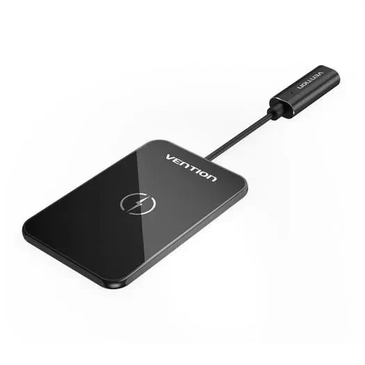 FGBBAG Vention Wireless Charger 15W Ultra-thin Mirrored Surface Type 0.05M Black