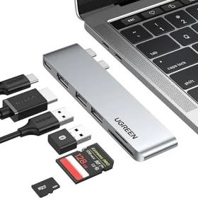 UGREEN 6-in-2 USB-C Multifunction Adapter for MacBook – CM380