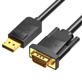 Vention DP to VGA Cable 1.5M Black