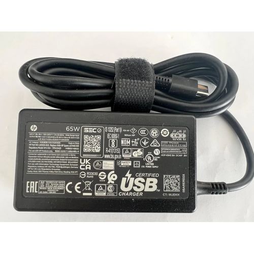 HP Genuine 65W USB Type-C Laptop AC Charger