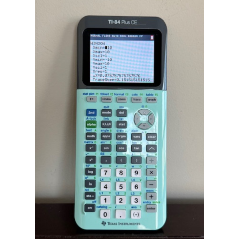 Texas Instruments TI-84 Plus CE Graphing Calculator Mint Color