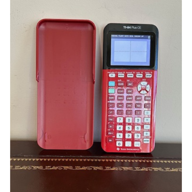 Texas Instruments TI-84 Plus CE Graphing Calculator | Red | USA Pre-Owned