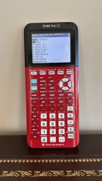 Texas Instruments TI-84 Plus CE Graphing Calculator | Red Color | 35MB Storage | SAT & ACT Approved | USA Pre-Owned - Image 7