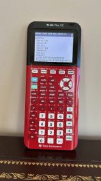Texas Instruments TI-84 Plus CE Graphing Calculator | Red Color | 35MB Storage | SAT & ACT Approved | USA Pre-Owned - Image 6
