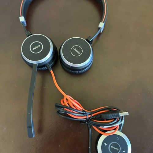 Genuine Jabra Evolve 40 Wired Stereo USB Headset HSC017 w/ Controller ENC010