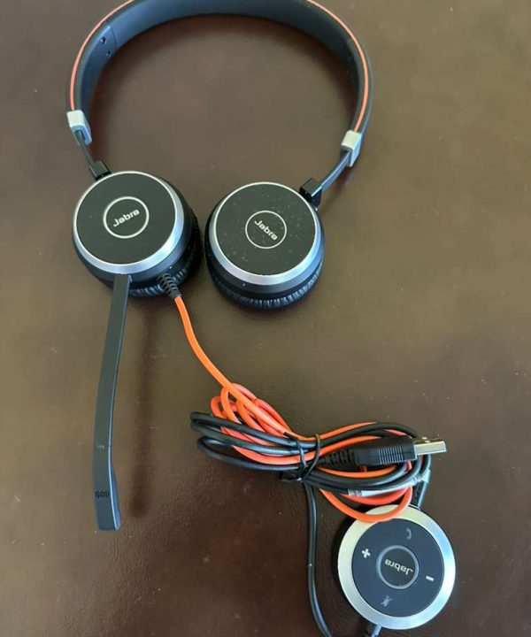 Genuine Jabra Evolve 40 Wired Stereo USB Headset HSC017 w/ Controller ENC010