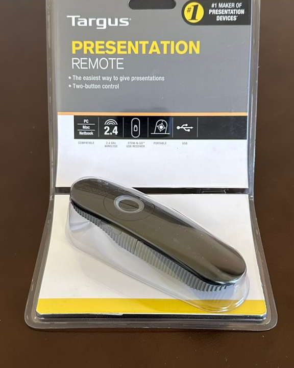 Targus Presentation Remote Model AMP18US 2.4 GHz Wireless USB PC MAC SEALED