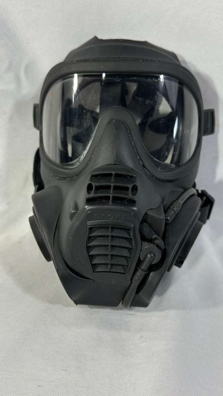 3M/SCOTT FIRST RESPONDER RESPIRATOR (FRR) GAS MASK, SIZE 3, BLACK