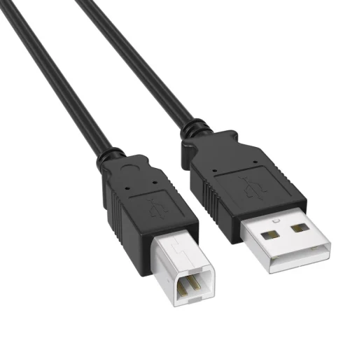 USB 2.0 One B Male to Two A Male Y-Cable