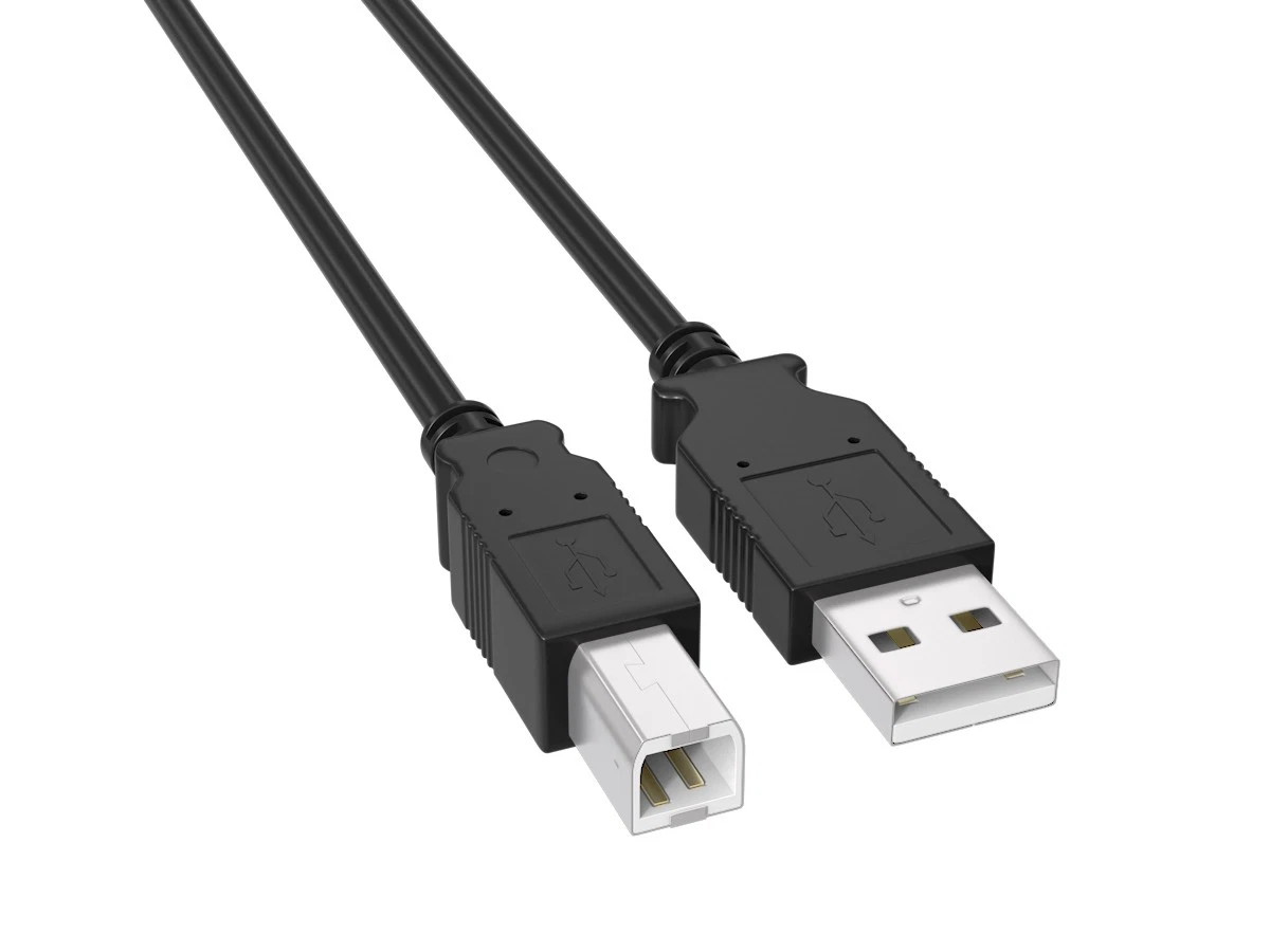 10 USB 2.0 One B Male to Two A Male Y-Cable