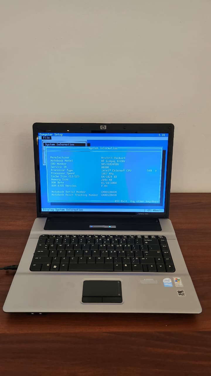 WhatsApp Image 2026-02-04 at 11.01.07 AM (1) SOLD AS IS | HP Compaq 6520s Laptop – Intel Celeron @ 1.867 GHz | 2GB RAM | USA Pre-Owned