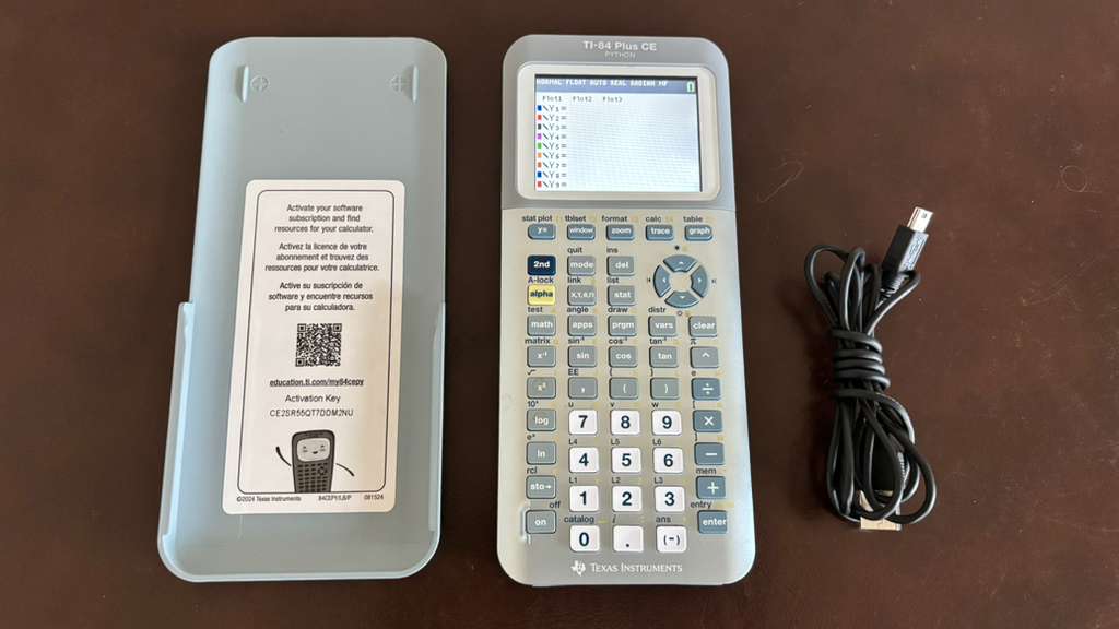 NEW Texas Instruments TI-84 Plus CE Python Graphing Calculator, Fractal Frost (Metallic)