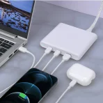 Onn. 100W 3-Port Gan Wall Charger (Model 100122565) with 2 USB C Ports & 1 USB-A Port | USA Pre-Owned - Image 2