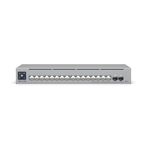 Ubiquiti UniFi Pro Max Switch 16 PoE | 12 PoE Ports, 4× 2.5Gbps PoE++ – 180W