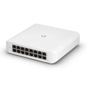 Ubiquiti UniFi USW-Lite-16-PoE Switch | 16-Port Gigabit with PoE+ and 45W Power Budget