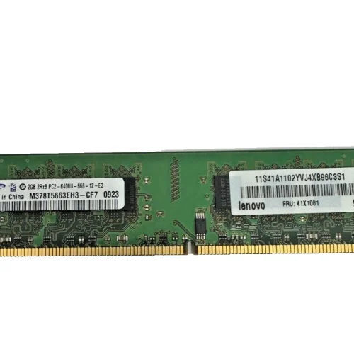 Samsung 2GB 2Rx8 PC2-6400U DDR2 Desktop RAM (M378T5663EH3-CF7)