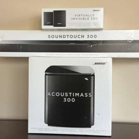 Bose Acoustimass 300 Subwoofer | SoundTouch 300 Soundbar | Virtually Invisible 300 Speakers