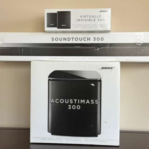Bose Acoustimass 300 Subwoofer | SoundTouch 300 Soundbar | Virtually Invisible 300 Speakers