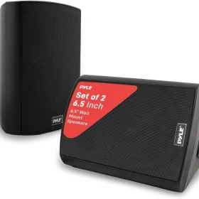 Pyle PDWR62BTBK Bluetooth Outdoor Speakers (Pair) | USA Pre-Owned