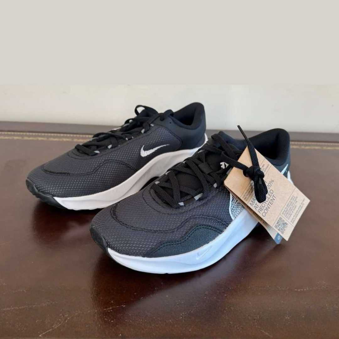 16 Genuine Original Nike Legend Essential 3 NN Black White Iron Grey Men’s Size 8 DM1120-001 USA Pre-Owned - Image 1
