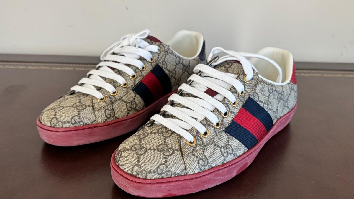 New Genuine/Original Gucci Kids Ace GG Supreme Sneaker Style 