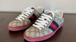 New Genuine/Original Gucci Kids Ace GG Supreme Sneaker Style 429445 96G50 9767 Size 6+ USA Pre-Owned - Image 4