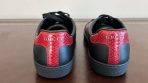 Gucci Ace Leather Sneakers 386750 02JR0 Black Red Web Stripe Men’s Size 6 Italy USA Pre-Owned - Image 7