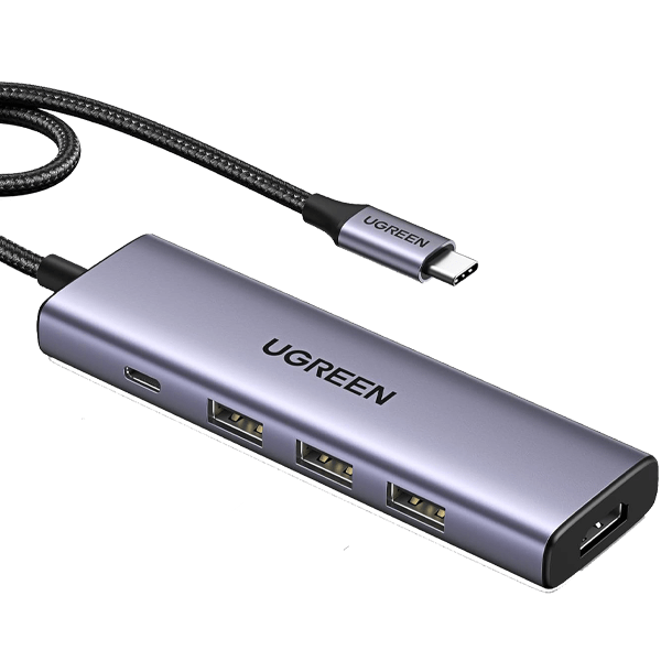 5 UGREEN 5-in-1 USB-C Multifunction Adapter UG-15596 (Model CM511) USA Pre-Owned