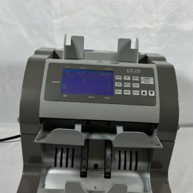 PLUS P-624 Banking Machines Currency Bill Counter Money Counter Mixed Denomination CF/UV USA Pre-Owned