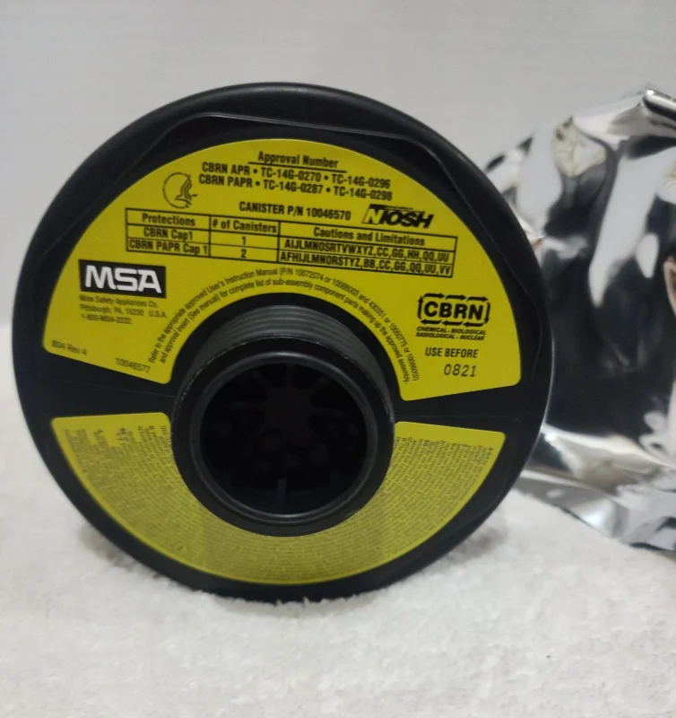 MSA 10046570 Millennium CBRN Gas Canister | Threaded 40mm Filter | USA Pre-Owned