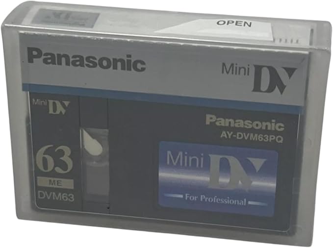 27 Buy the Panasonic Mini DV Digital Video Cassette. Brand-new Mini DV recording tape for compatible digital camcorders, perfect for home videos, events, business recording, and digital video archiving.