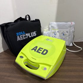 ZOLL AED Plus Automated External Defibrillator CPR-D Padz Carry Case Tested