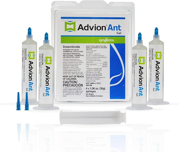 Syngenta Advion Ant Gel Bait 4 Tubes x 30g | Professional Ant Control | Brand New