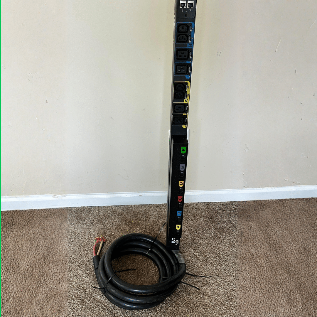 Eaton EMA330-10 ePDU G3 Managed 48A 200–240V 3-Phase Vertical Rack PDU | EMA6DL45JJF88B1 | USA Pre-Owned Eaton EMA330-10 ePDU G3 Managed 48A 200–240V 3-Phase Vertical Rack PDU | EMA6DL45JJF88B1 | USA Pre-Owned