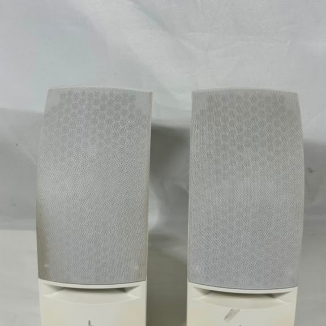 ryan Bose 161 Indoor Outdoor Speakers Pair | White Wall Mount | Home Theater | EX-USA Pre-Owned