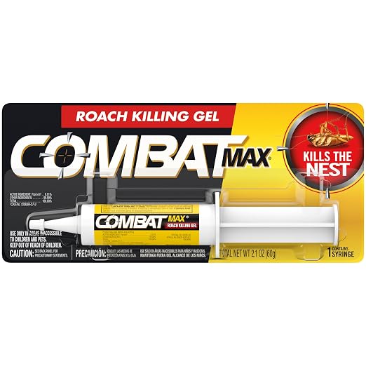 1 Combat Max Roach Killing Gel – Indoor & Outdoor Roach Control