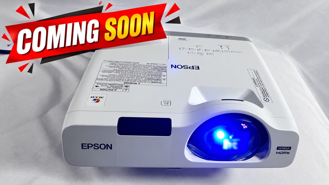 Epson PowerLite 525W WXGA Short Throw Projector | 2800 Lumens | HDMI | Grade A | EX-USA