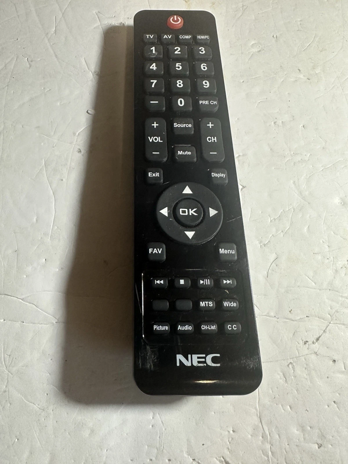 9 Original NEC Remote Control for LCD Monitors and Displays | USA Pre-Owned